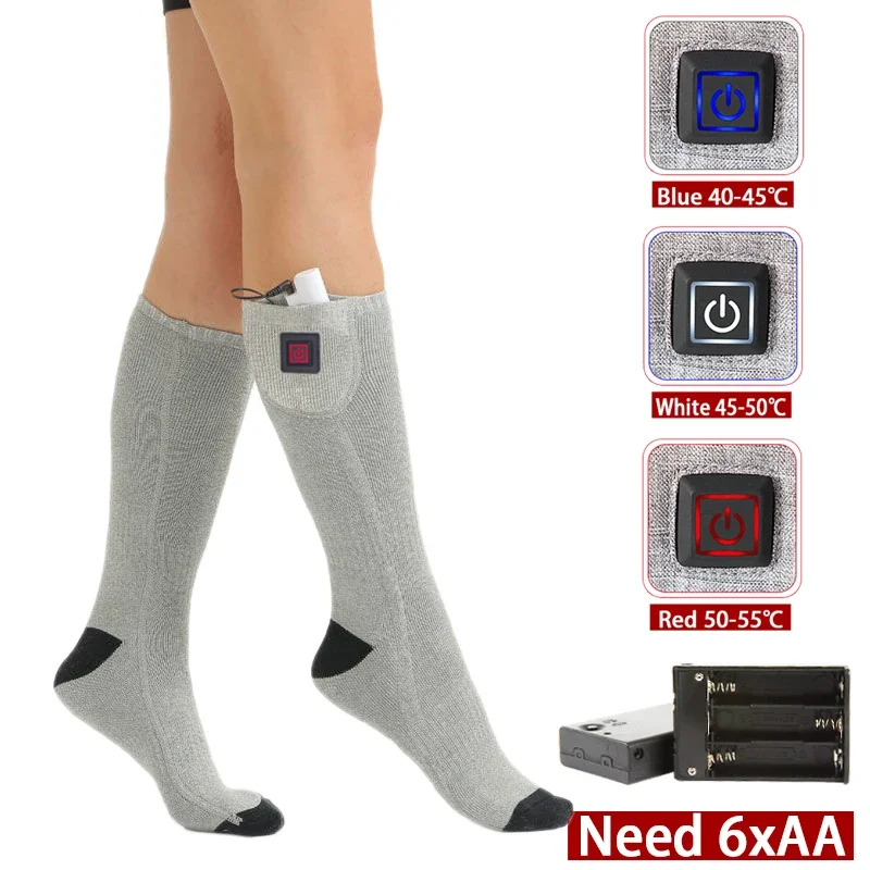 Avelena | Elektrisch Beheizte Socken | USB Wärmesocken für Damen & Herren | 3 Heizstufen | Ideal für Skifahren, Radfahren & Outdoor | ThermaStep - Image 11