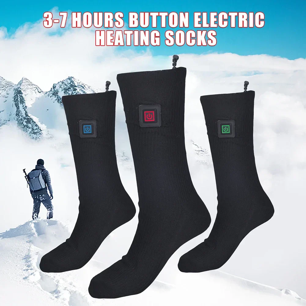 Avelena | Elektrisch Beheizte Socken | USB Wärmesocken für Damen & Herren | 3 Heizstufen | Ideal für Skifahren, Radfahren & Outdoor | ThermaStep - Image 4