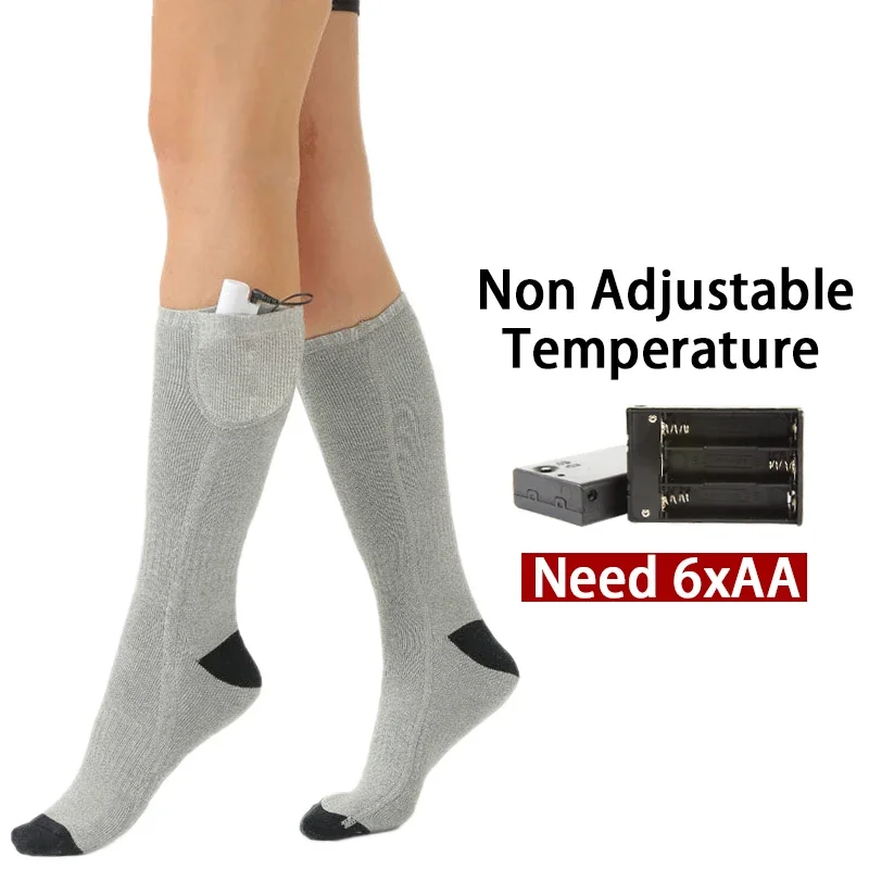 Avelena | Elektrisch Beheizte Socken | USB Wärmesocken für Damen & Herren | 3 Heizstufen | Ideal für Skifahren, Radfahren & Outdoor | ThermaStep - Image 8