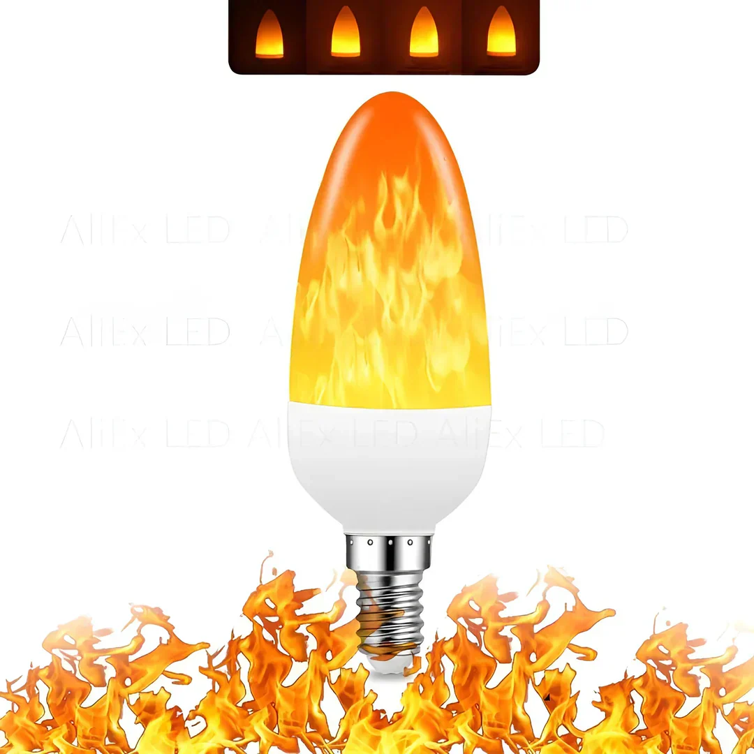 Avelena | Flammeneffektlampe – 9W LED-Lampe mit realistischem Flammenschein - Image 4