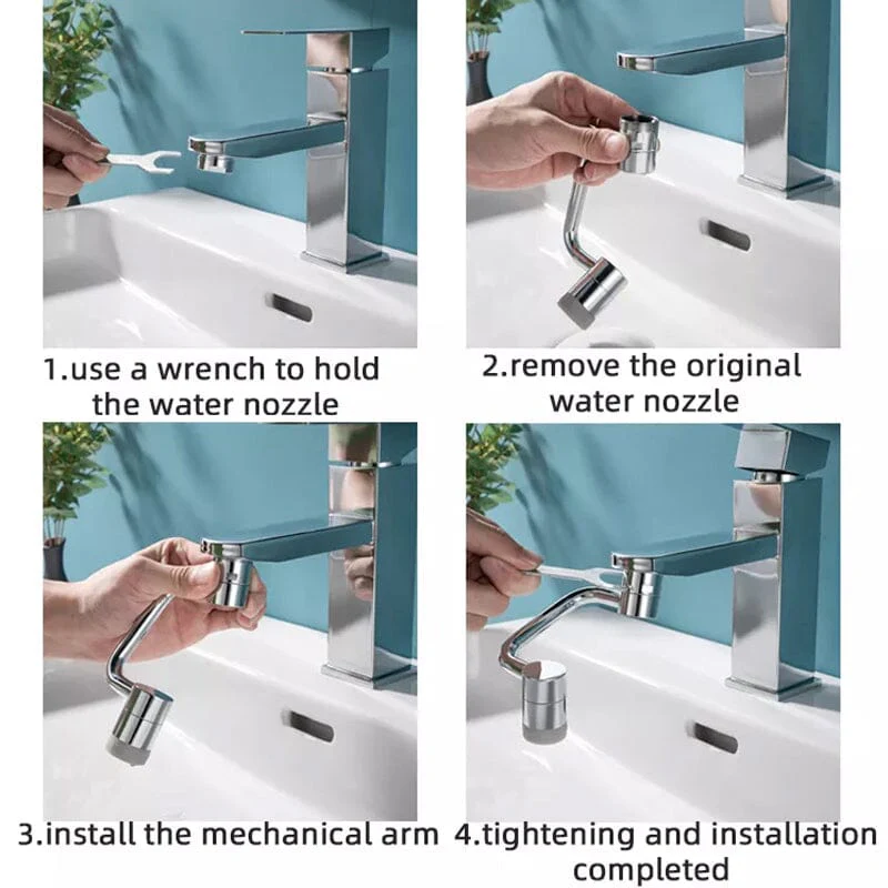 Avelena | FlexSplash - Premium 1080° drehbarer Wasserhahn für präzise Wassersteuerung - Image 8