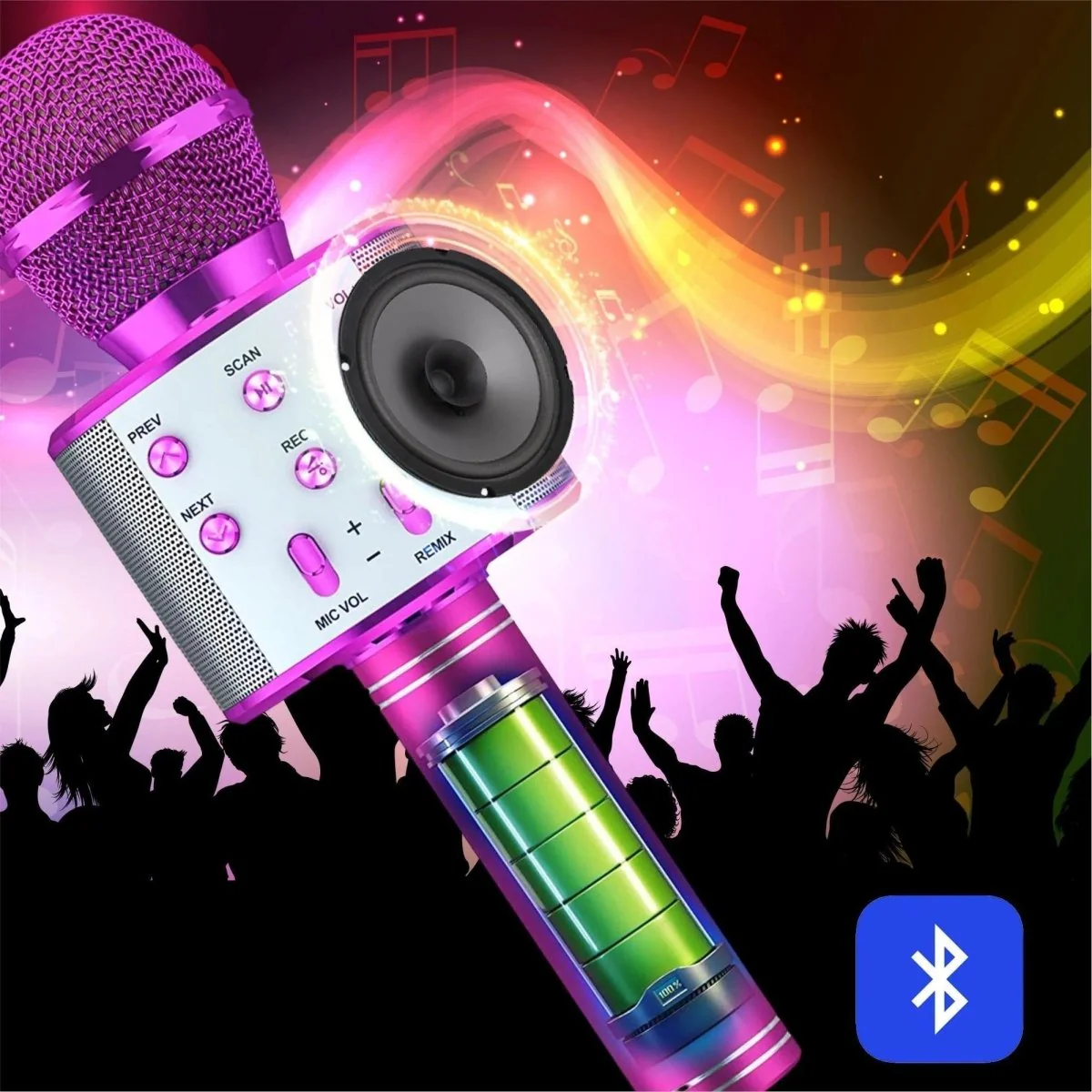 Avelena | Fortschrittliches Bluetooth-Mikrofon - Freiheit beim Singen - Eine atemberaubende Leistung - Image 3