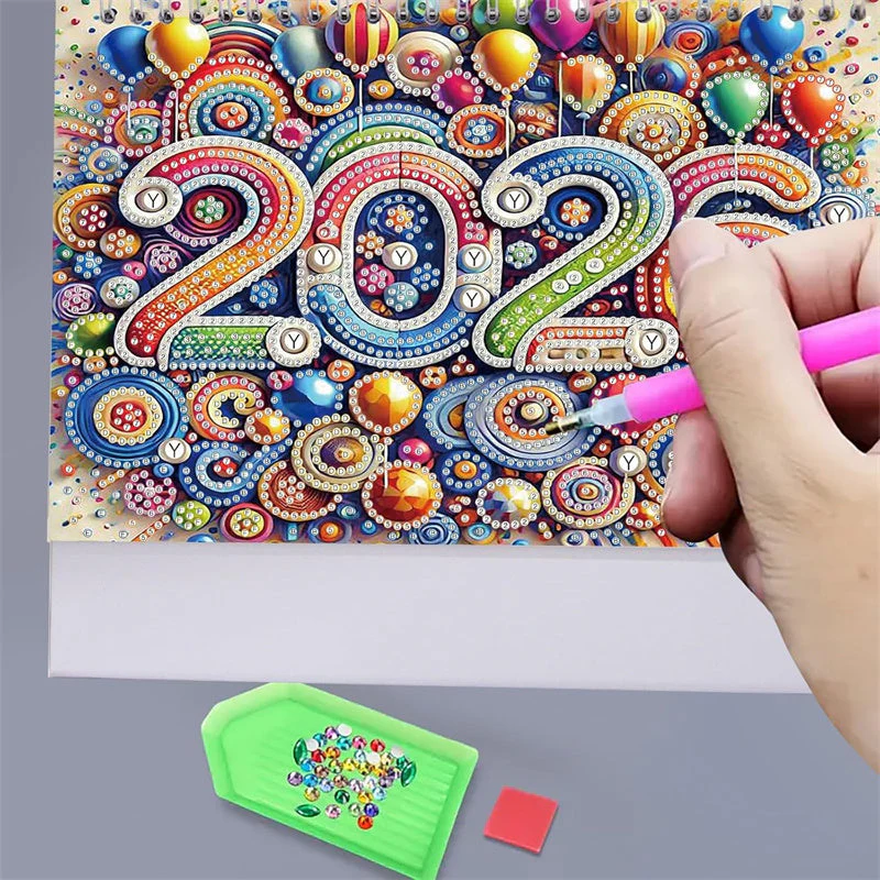 Avelena | GlimmerCraft - Glänzender 2026 DIY-Kalender zur Verschönerung Ihres Arbeitsplatzes - Image 2