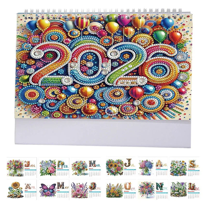 Avelena | GlimmerCraft - Glänzender 2026 DIY-Kalender zur Verschönerung Ihres Arbeitsplatzes - Image 6