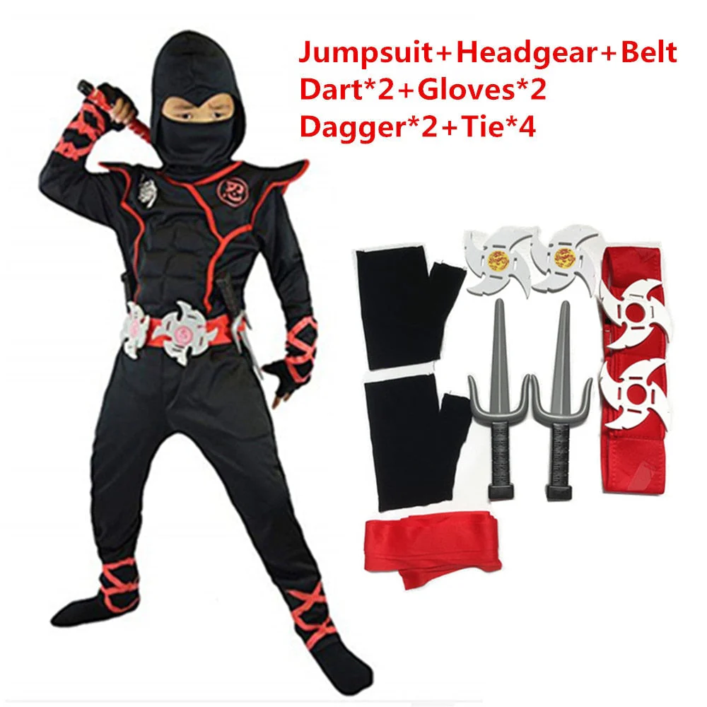 Avelena | Jungen Ninja Halloween Kostüm Set - Image 7