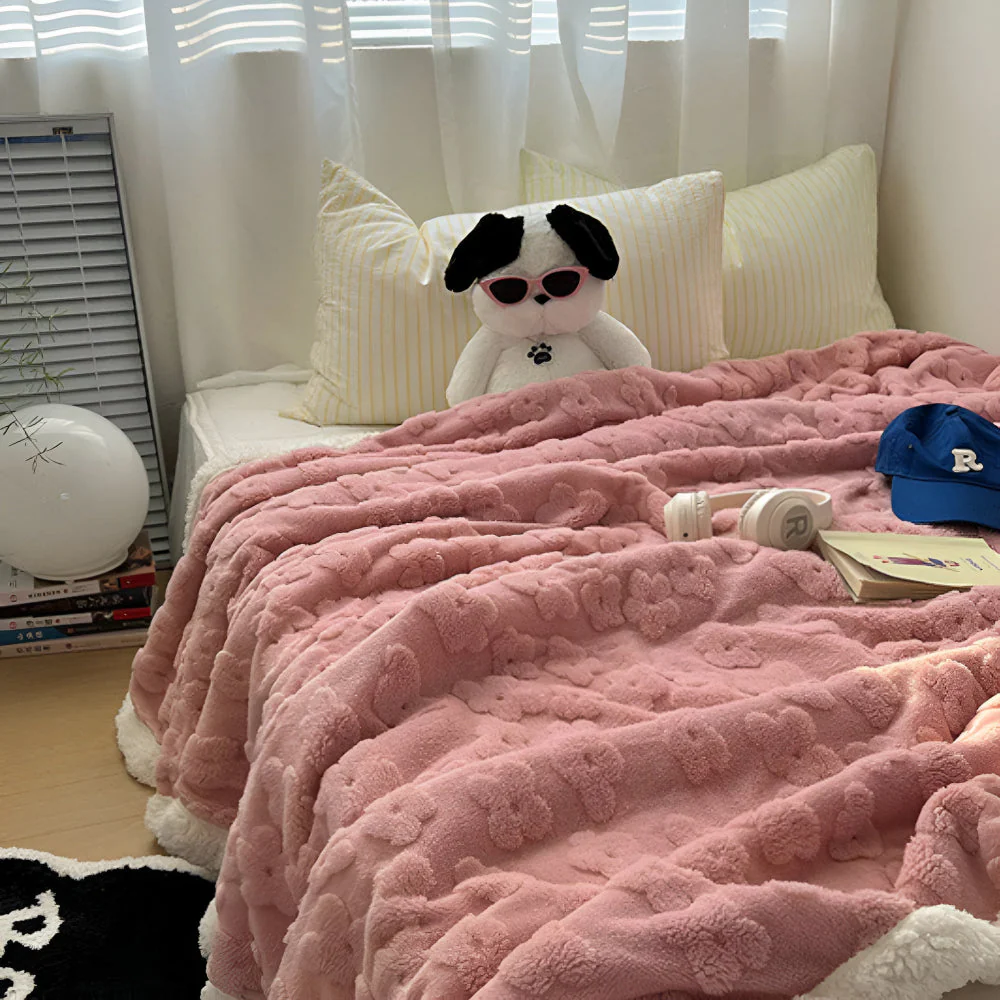 Avelena | Lunavie Kuscheldecke | Wolkenweiche Sherpa-Fleece | Für Ganzjahreskomfort | Stilvolles Design - Image 3