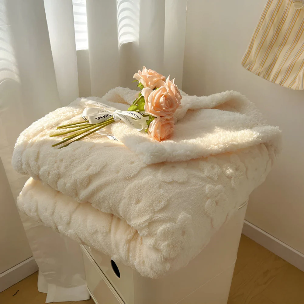 Avelena | Lunavie Kuscheldecke | Wolkenweiche Sherpa-Fleece | Für Ganzjahreskomfort | Stilvolles Design - Image 7
