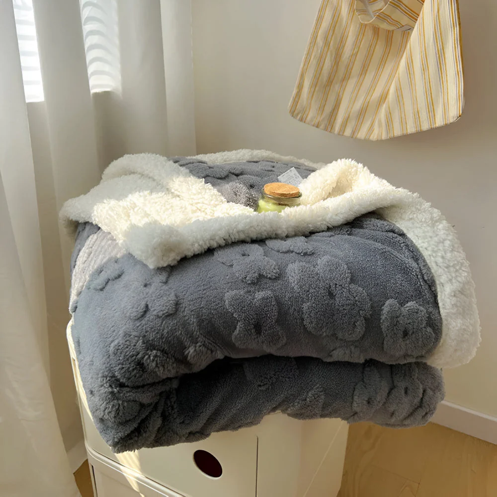 Avelena | Lunavie Kuscheldecke | Wolkenweiche Sherpa-Fleece | Für Ganzjahreskomfort | Stilvolles Design - Image 9