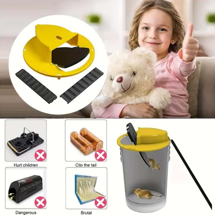 Avelena | Musefelle Multi-Catch | Automatische Neige-Funktion | Sicher für Kinder und Haustiere - Image 2