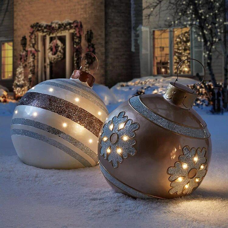 Avelena | Outdoor-Weihnachts-PVC-aufgeblasener dekorierter Ball - Image 2