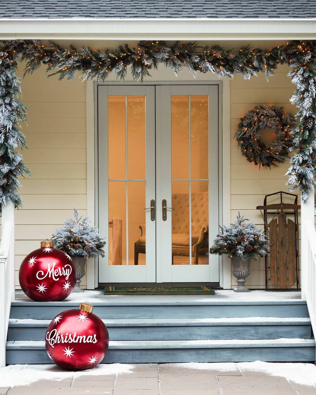 Avelena | Outdoor-Weihnachts-PVC-aufgeblasener dekorierter Ball - Image 4