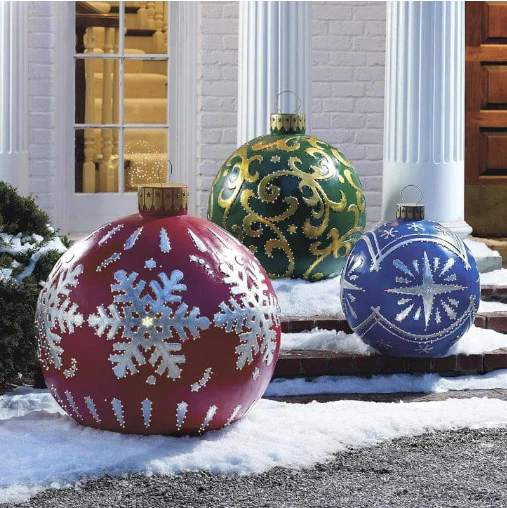 Avelena | Outdoor-Weihnachts-PVC-aufgeblasener dekorierter Ball - Image 6