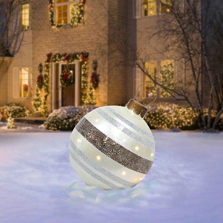 Avelena | Outdoor-Weihnachts-PVC-aufgeblasener dekorierter Ball - Image 7