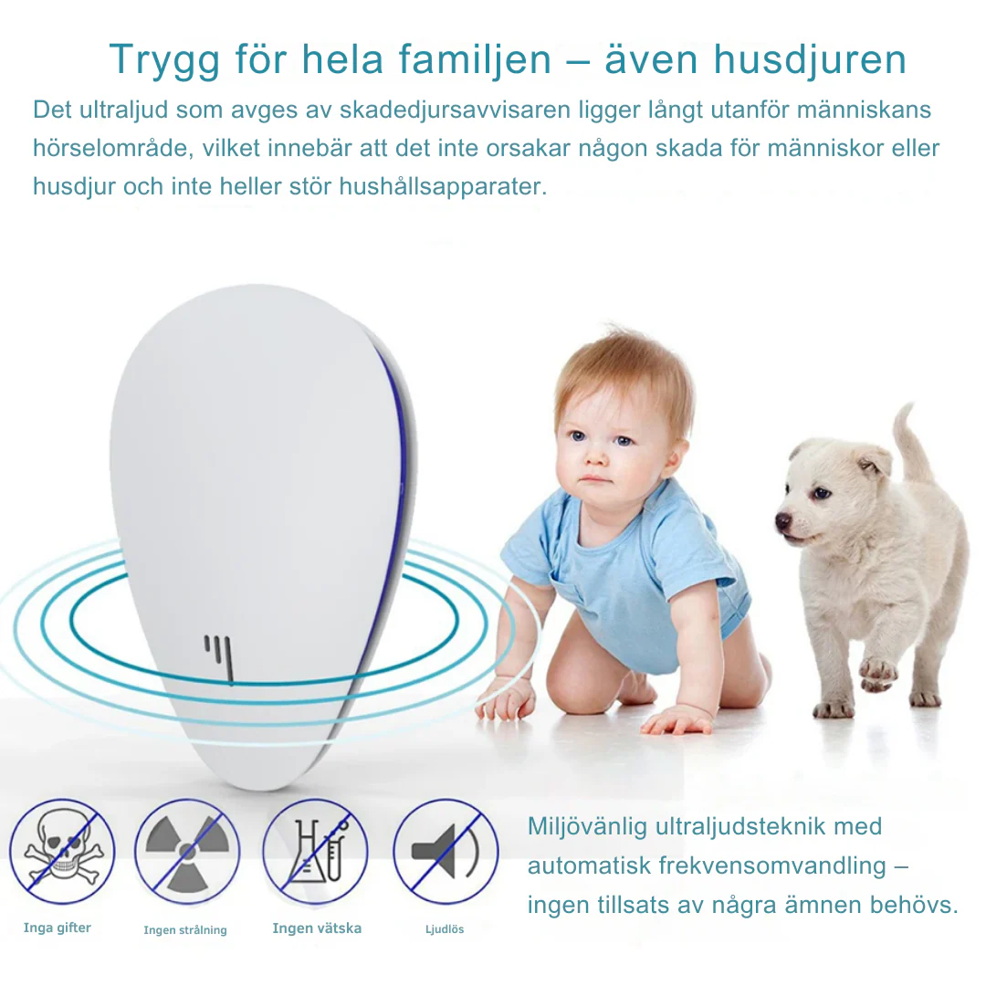 Avelena | PestGuard Pro - Ultraschall-Schädlingsbekämpfung ohne Chemikalien für sichere Zuhause - Image 7