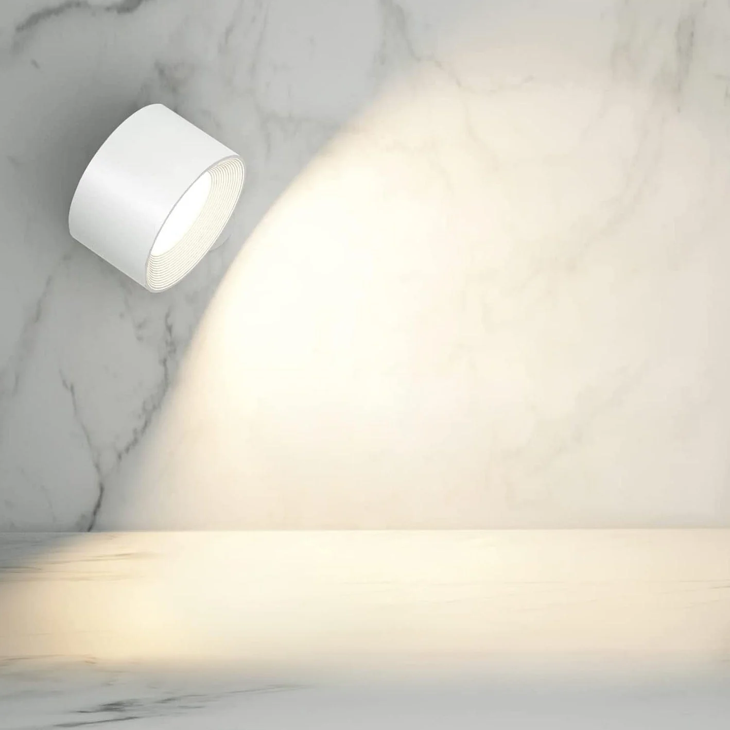 Avelena | Spotlight-Thread-Lampe - 360° Drehung, Dimmbar, Wiederaufladbare Wandleuchte - Image 10