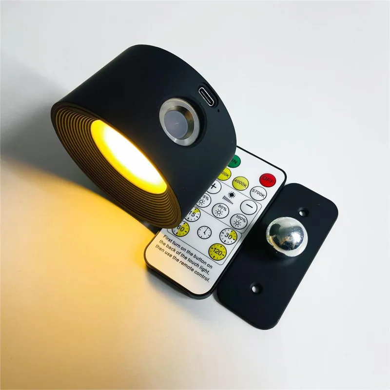 Avelena | Spotlight-Thread-Lampe - 360° Drehung, Dimmbar, Wiederaufladbare Wandleuchte - Image 14