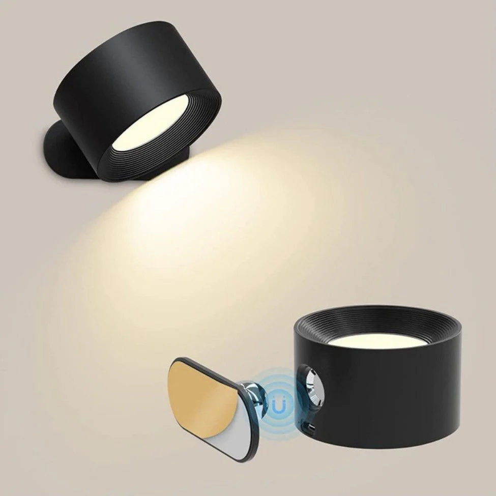 Avelena | Spotlight-Thread-Lampe - 360° Drehung, Dimmbar, Wiederaufladbare Wandleuchte - Image 5