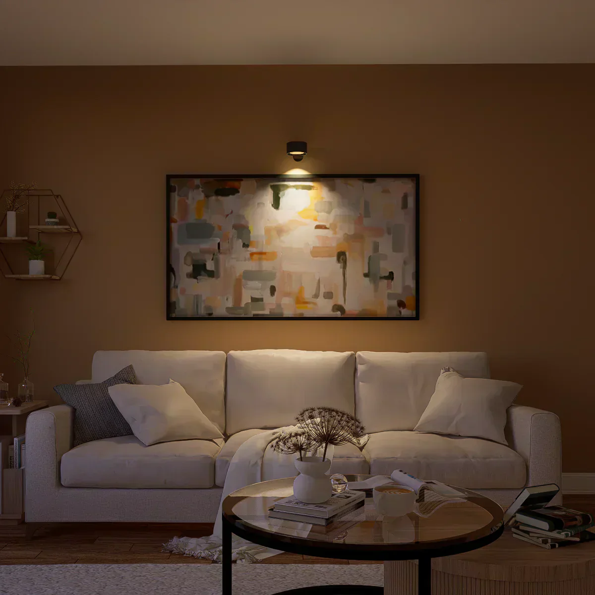 Avelena | Spotlight-Thread-Lampe - 360° Drehung, Dimmbar, Wiederaufladbare Wandleuchte - Image 8