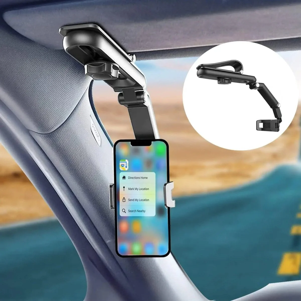 Avelena | Support VisorClip - Innovative Unterstützung - Sicheres Telefon - Praktisches Fahren - Image 2
