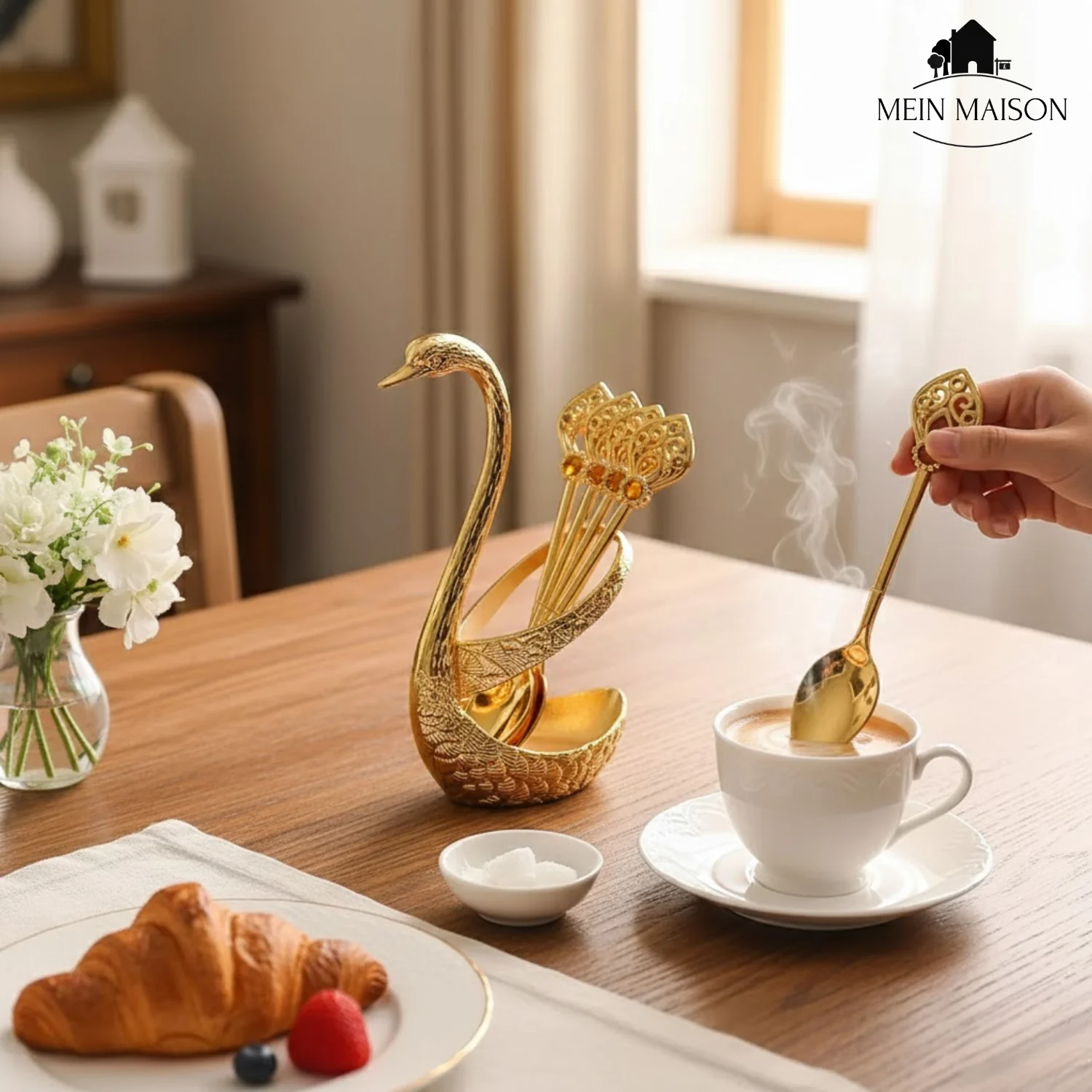 Avelena | SwanLuxe – Kaffeeerlebnisse mit stilvollen schwanenförmigen Löffeln aufwerten - Image 2