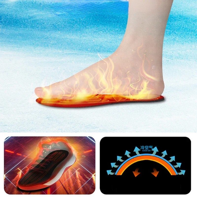 Avelena | ThermaStep USB Beheizbare Einlegesohlen | Zuschneidbar Größe 35–46 | Wiederaufladbar & Waschbar | Carbonfaser-Heiztechnologie | Fußwärmer für Winter & Outdoor - Image 5