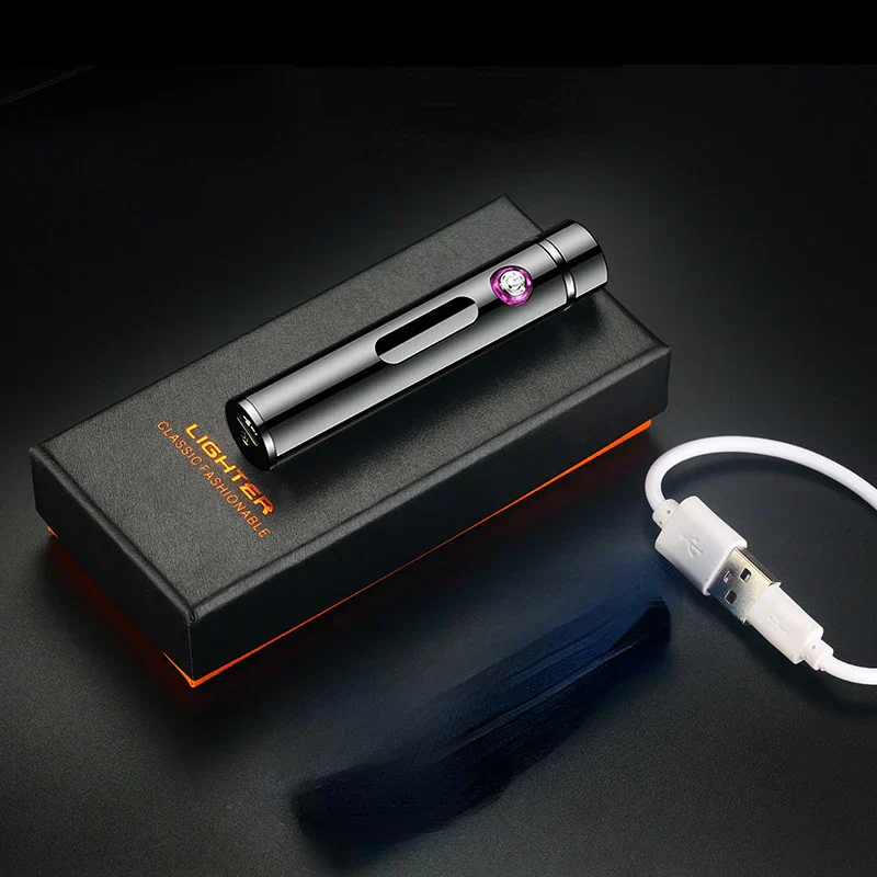 Avelena | Voltrino Zylinder-USB-Feuerzeug | Doppelte Lichtbogen-Technologie | Wiederaufladbar & Windfest | Edles Metallgehäuse für Herren - Image 11
