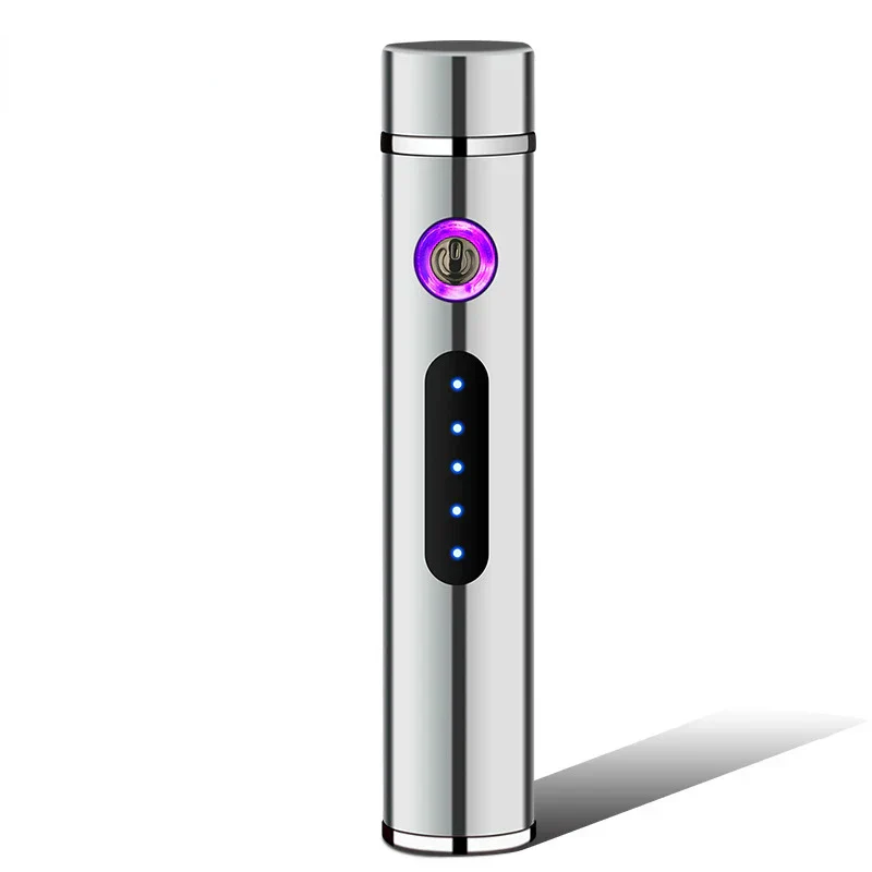 Avelena | Voltrino Zylinder-USB-Feuerzeug | Doppelte Lichtbogen-Technologie | Wiederaufladbar & Windfest | Edles Metallgehäuse für Herren - Image 2