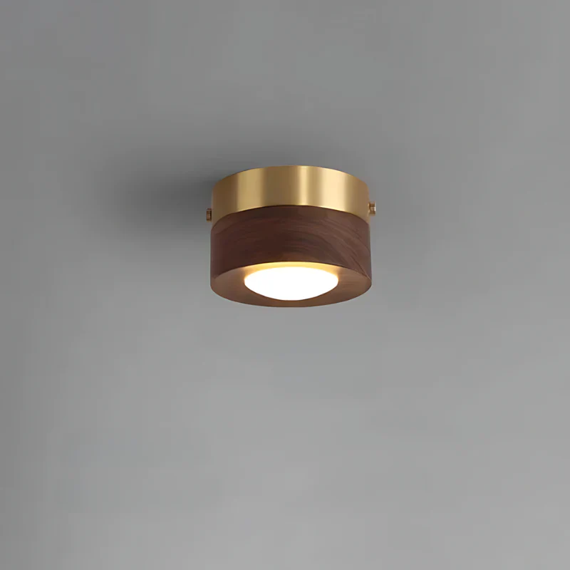 Avelena | | Walnuss Deckenlampe mit LED-Spotlights - Image 2