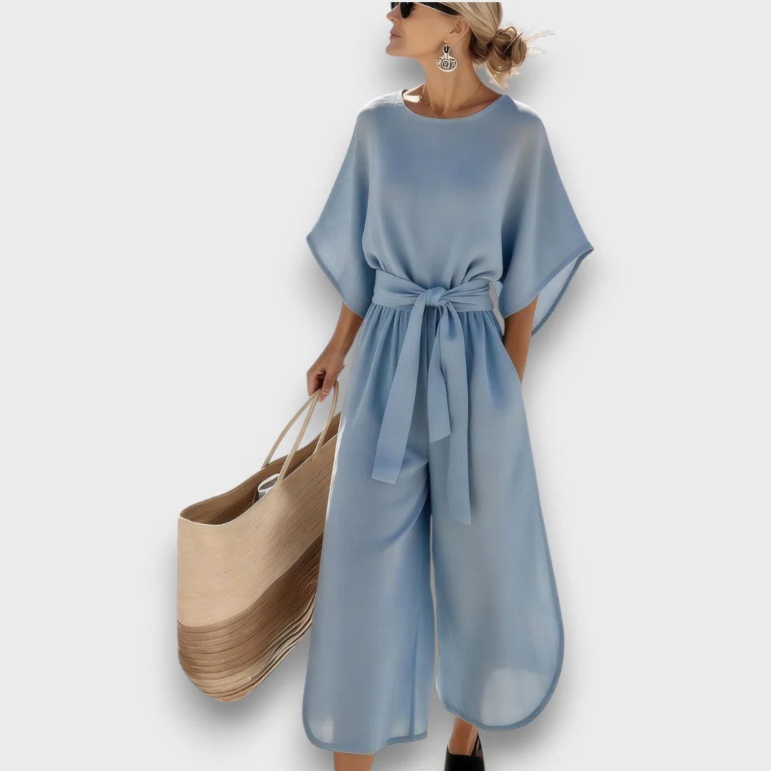 Avelina – Sommerlicher Jumpsuit mit Taillengürtel - Image 2