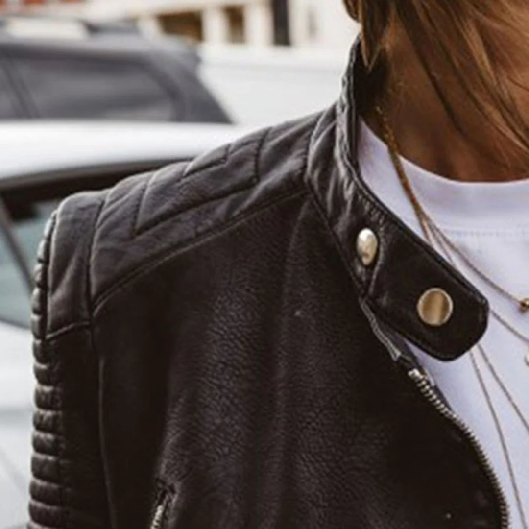 Aveline | Elegante Echtlederjacke - Image 2