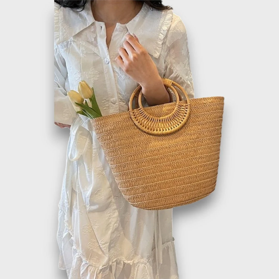 Aveline – Geflochtene Strohtasche für den Sommer - Image 2