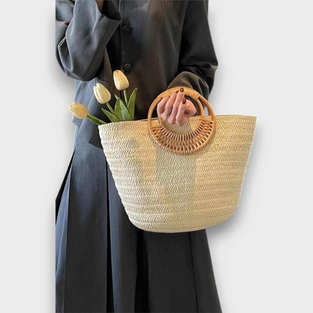 Aveline – Geflochtene Strohtasche für den Sommer - Image 3