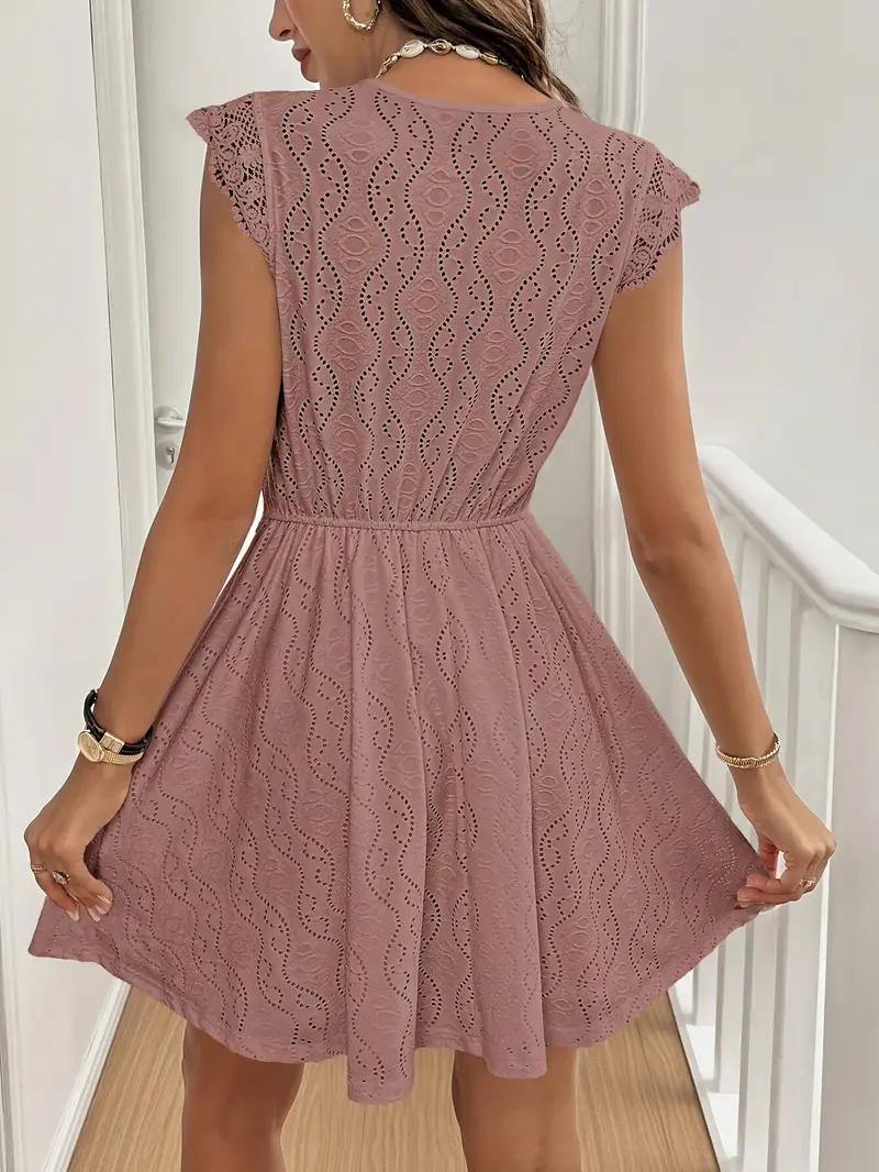 Avenleigh – Damen-A-Linien-Kleid mit Spitzenärmeln - Image 14