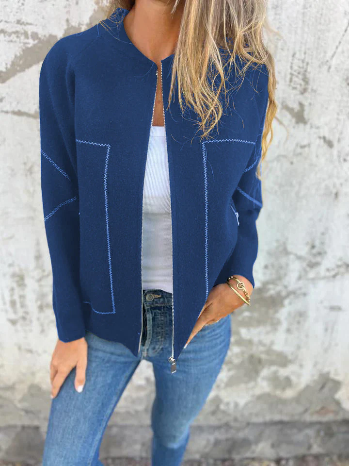 AVY LEICHTE JACKE MIT RUNDHALSAUSSCHNITT - Image 3