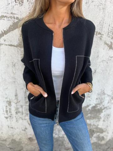 AVY LEICHTE JACKE MIT RUNDHALSAUSSCHNITT - Image 4