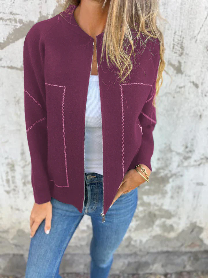 AVY LEICHTE JACKE MIT RUNDHALSAUSSCHNITT - Image 6