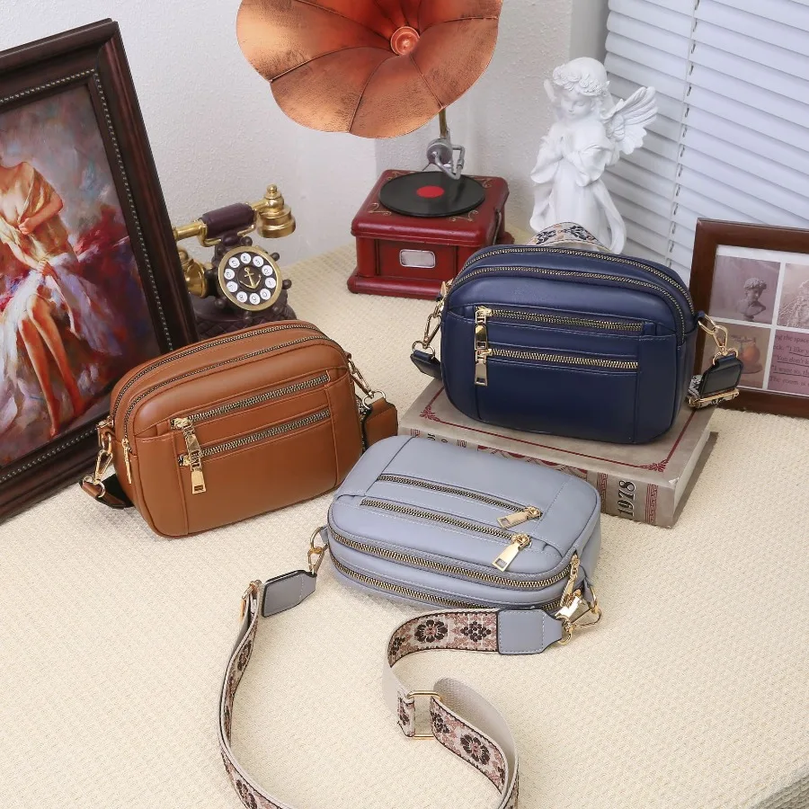 Ayla | Raffinierte PU Leder-Querträgertasche - Image 3