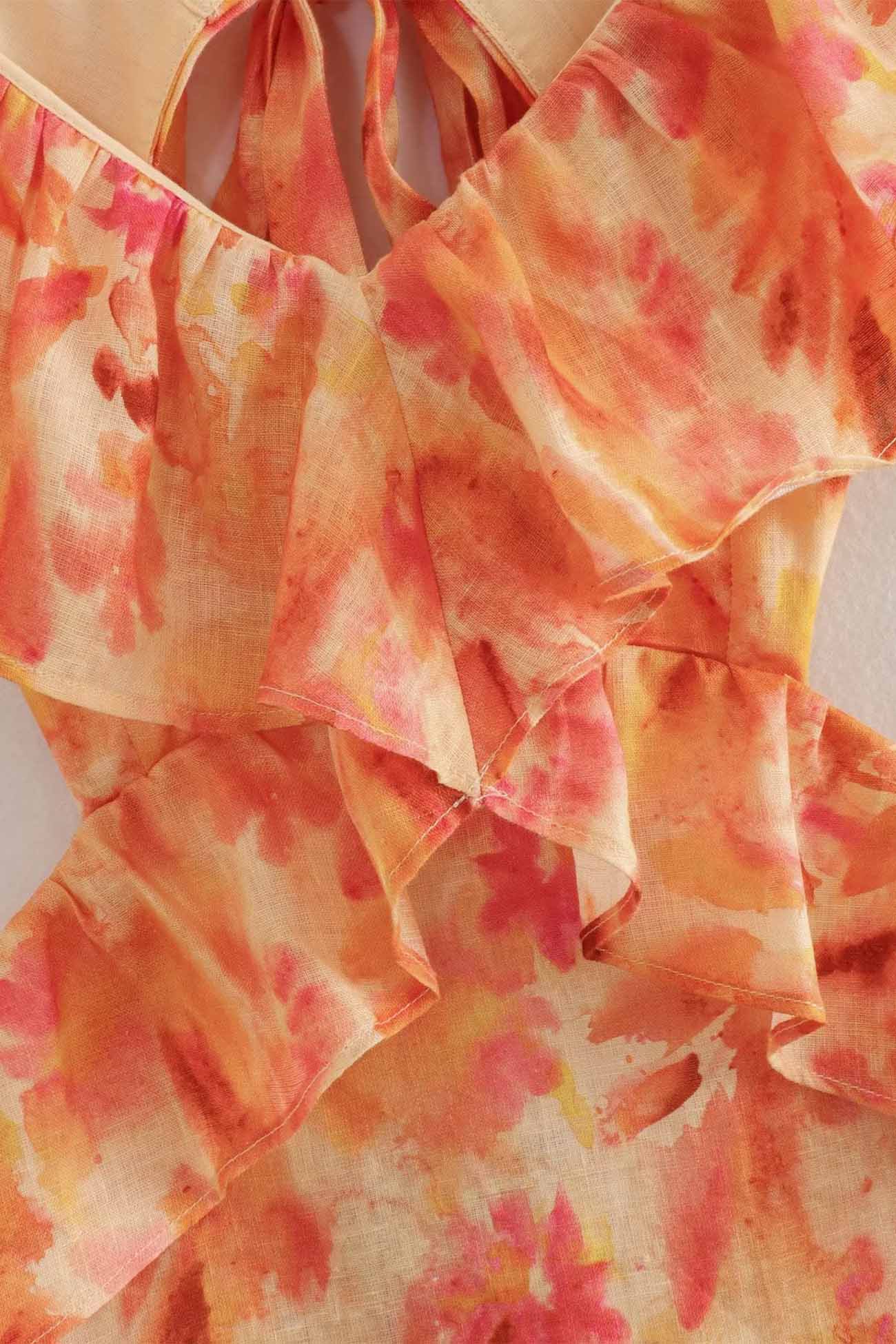 Azaria™ | Geblümtes Kleid mit Rüschen - Image 2
