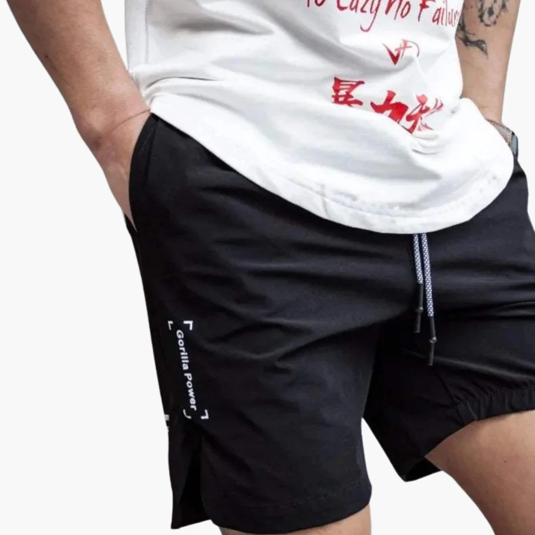 Badeshorts - Herren Sommer-Shorts mit Kordelzug Design - Image 4