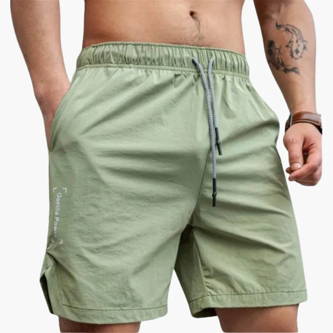 Badeshorts - Herren Sommer-Shorts mit Kordelzug Design - Image 5