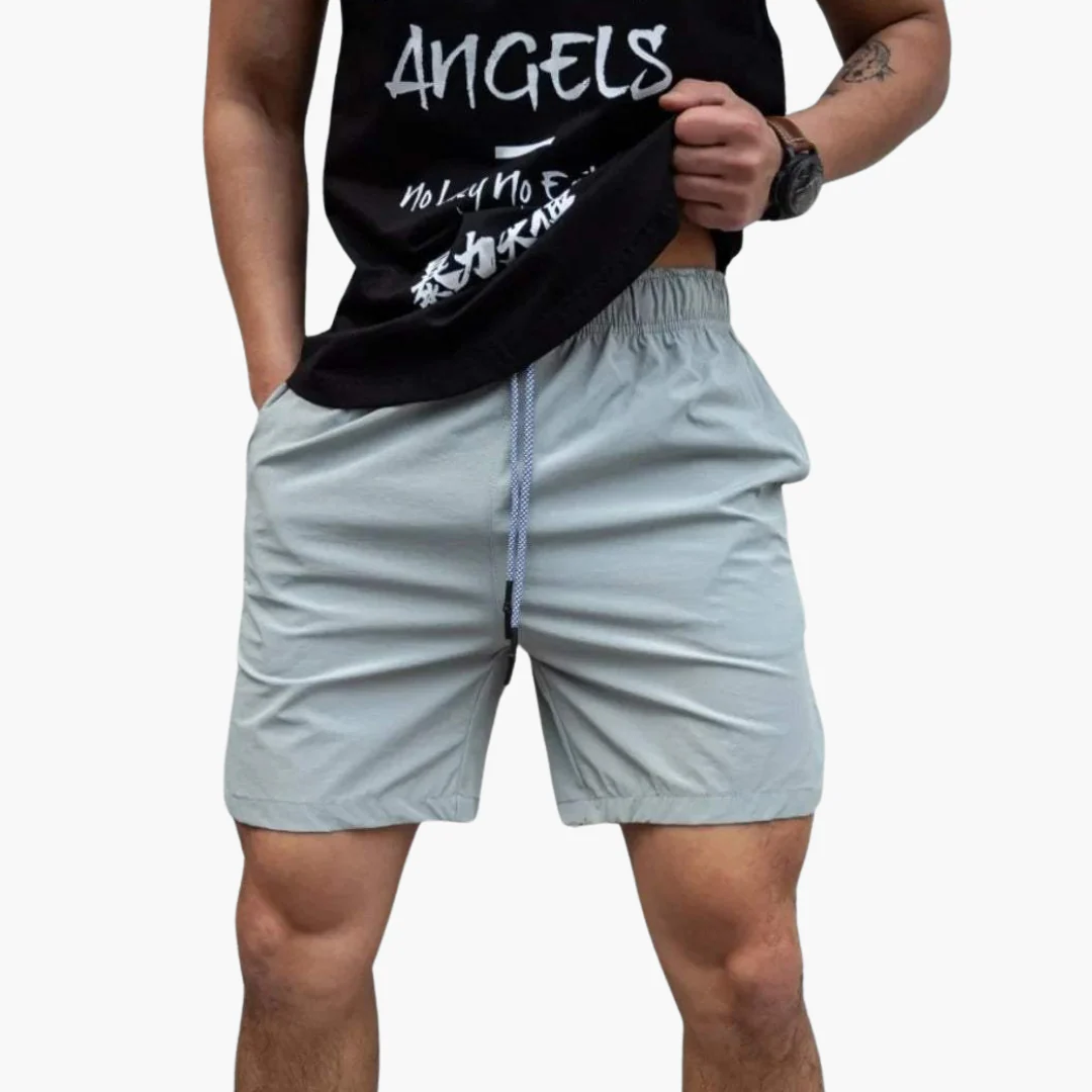 Badeshorts - Herren Sommer-Shorts mit Kordelzug Design - Image 6