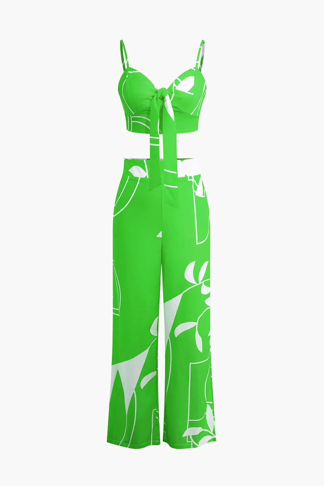 Bailey | Zweiteiler mit Knoten-Top & Bambusprint-Hose - Image 41