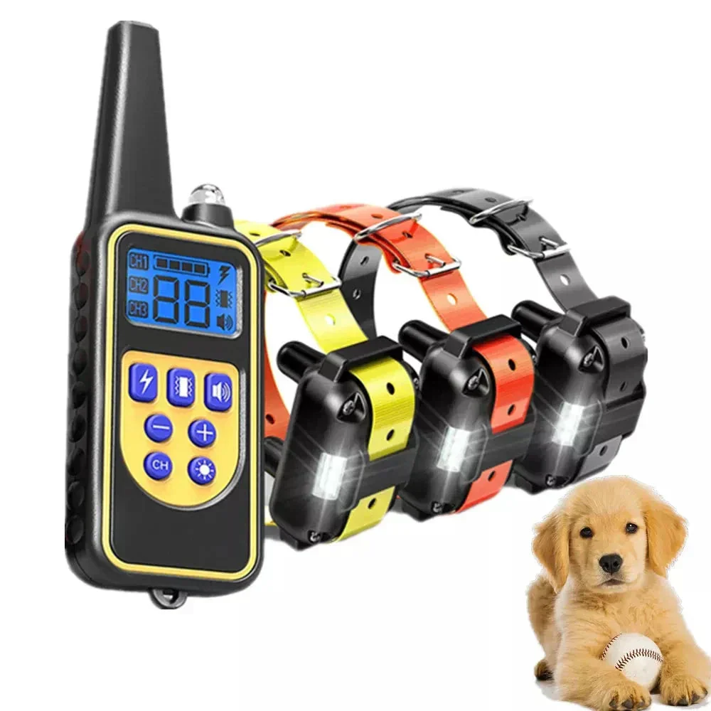 [BANNED IN GERMANY 04-10-2026] Wasserdichte elektrische Hundehalsband mit Fernbedienung - wiederaufladbar, einstellbar für alle Größen, humane Trainingsoptionen - Image 4
