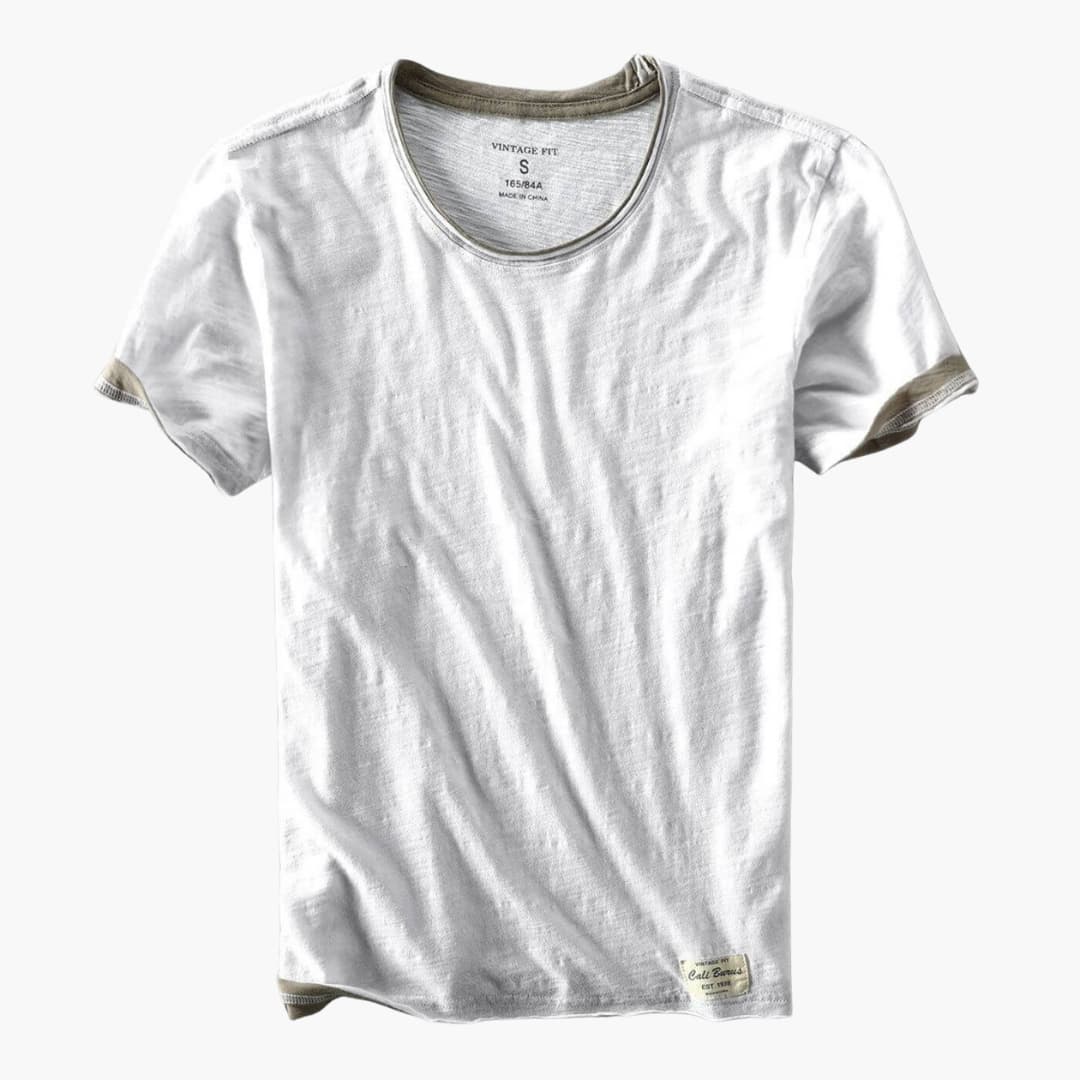 Basic T-Shirt - Herren Rundhals Kurzarmshirt aus Baumwolle - Image 2