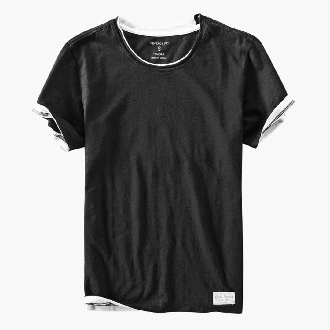 Basic T-Shirt - Herren Rundhals Kurzarmshirt aus Baumwolle - Image 4