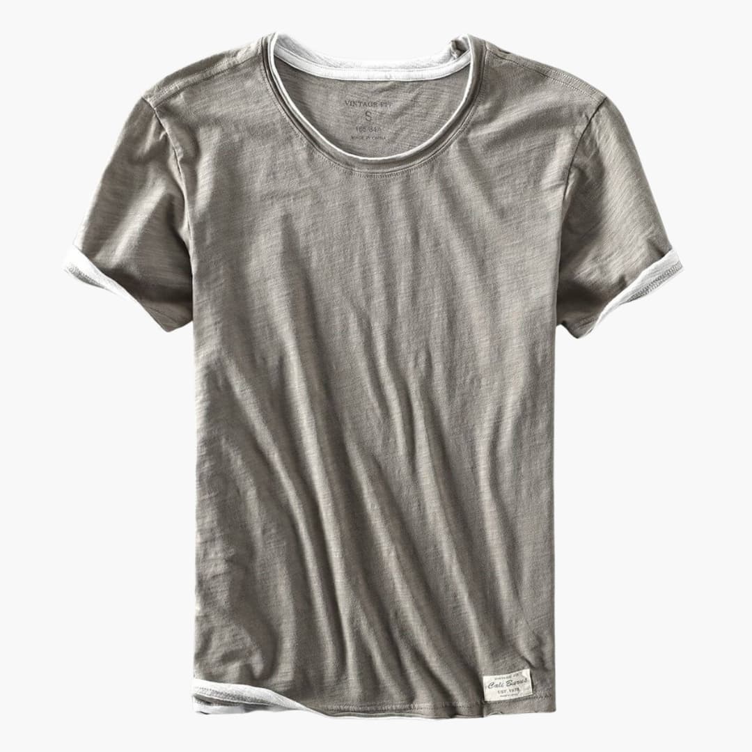 Basic T-Shirt - Herren Rundhals Kurzarmshirt aus Baumwolle - Image 6