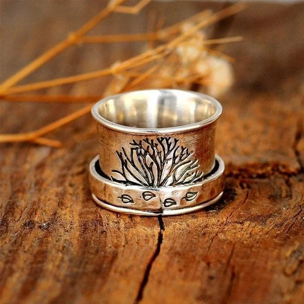 Baum des Lebens Spinner Meditation Ring - Image 5
