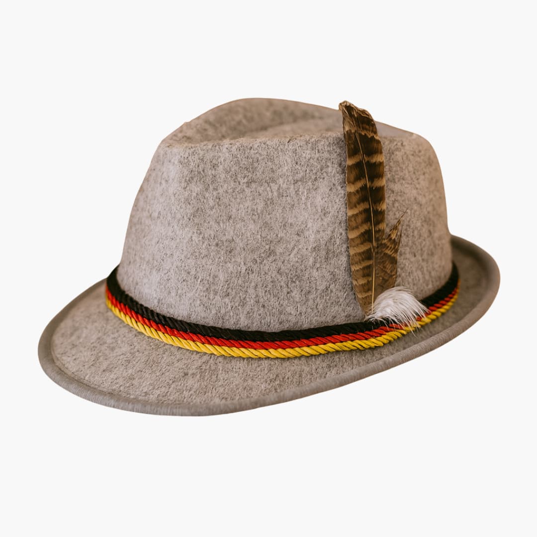 Bayerischer Filz hut mit Feder für Herren - Oktoberfest 2025 - Image 4
