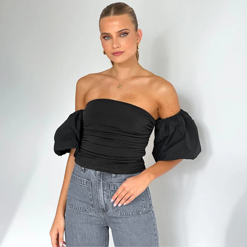 Bea | Bustier-Top mit Puffärmeln - Image 6