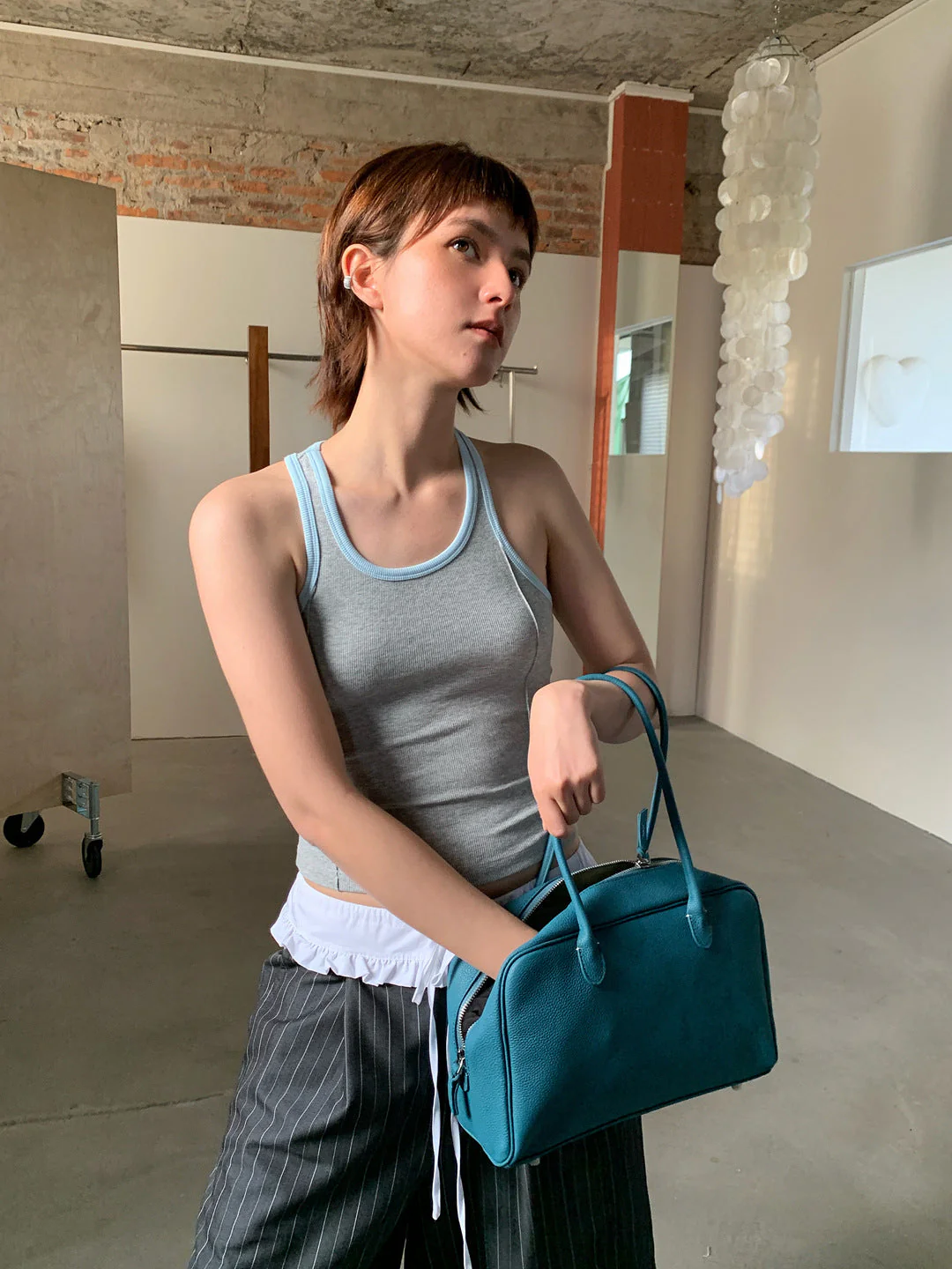 Beatrice- Damen sportliches Tanktop mit kontrastierenden Details - Image 4